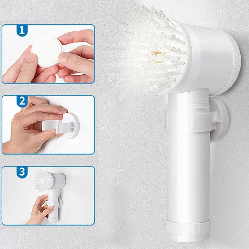 Escova Eletrica de Limpeza 5 em 1 Sem Fio