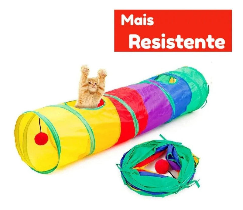 Túnel para gatos Brinquedos dobráveis para gatos de estimação